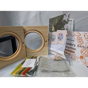 Hand U Journey DIY Christmas Embroidery Set For Beginners Needlepoint